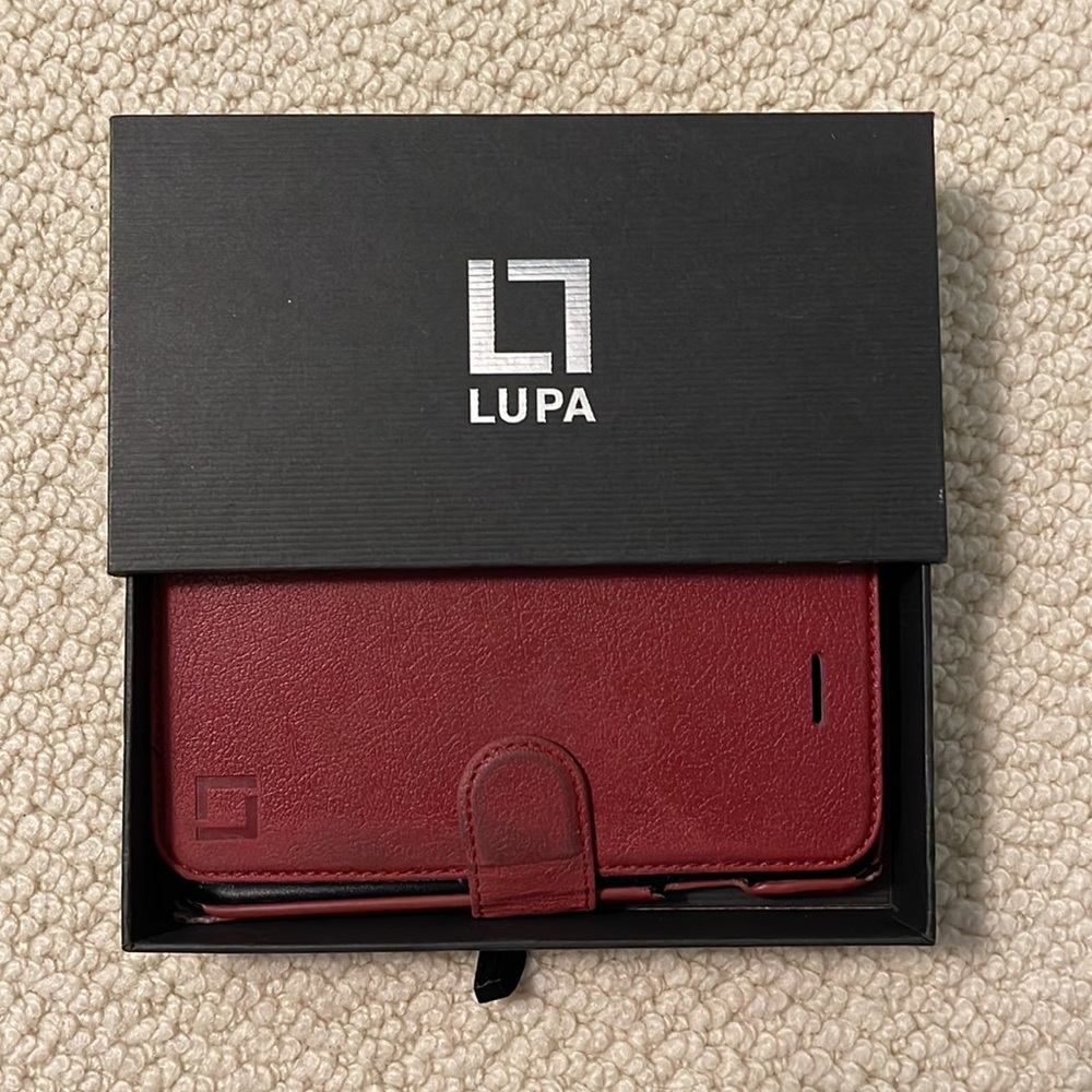 iPhone 6/6s Leather Wallet Case (Burgundy)